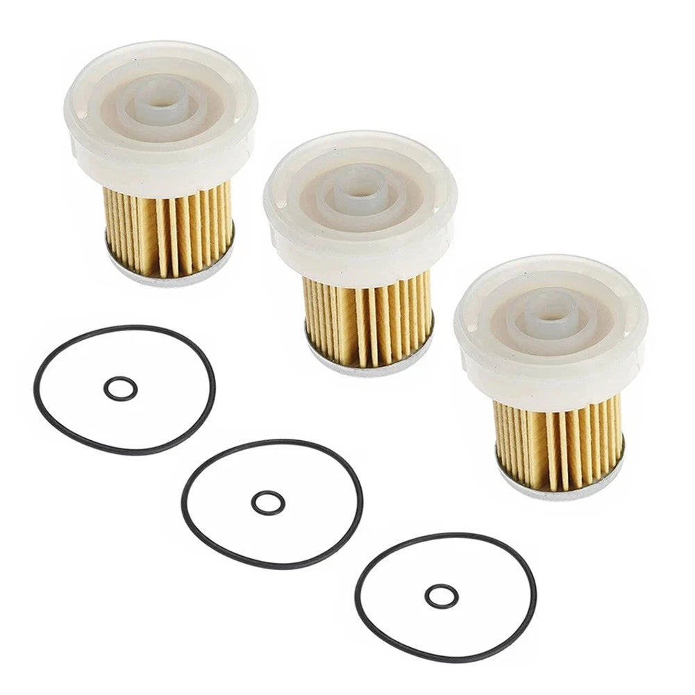 3 Fuel Filters With Oring Compatible For Kubota L3200 L3400 L2501