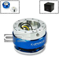 Nrg 6-hole Steering Wheel Blue/silver Quick Release | Built Supply Co