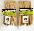 200 Se 6" Industrial Wood Handle Cotton Swabs Tips Detailing Cleaning