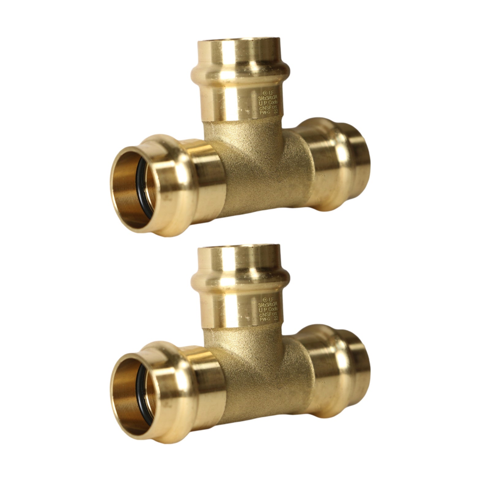 XFITTING 3/4" Press Tee 2 Pack