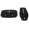Nrg Innovations Pdl-250bk Aluminum At Foot Pedal Cover Plate Rubber