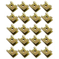 20*car Screw Base U-type Mount Fastener Clips Motor Fender Bumper