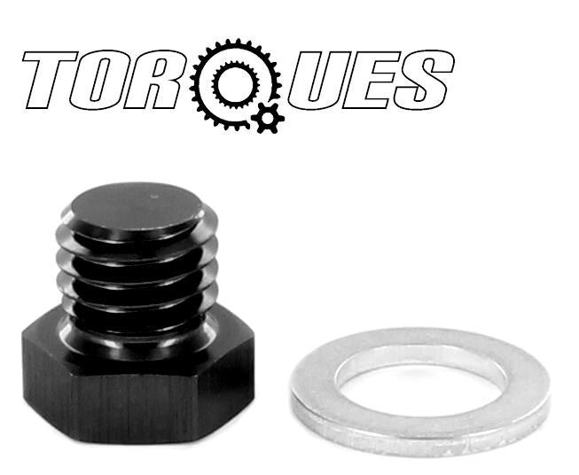 M10x1.25 Aluminium Plug in Black
