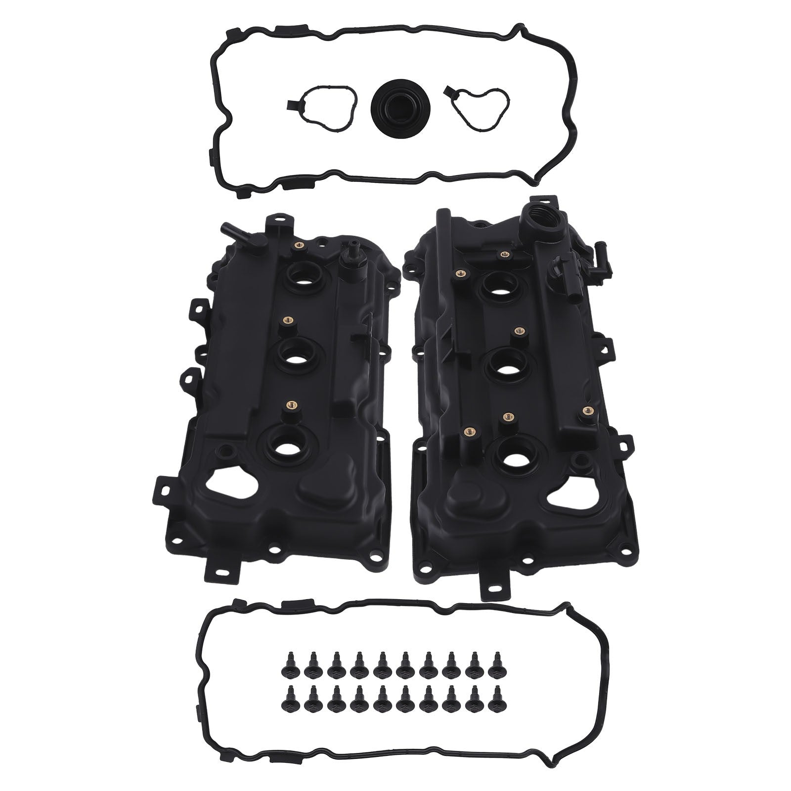 Left Right Valve Cover Set for Nissan Murano 3.5L 2009-2014