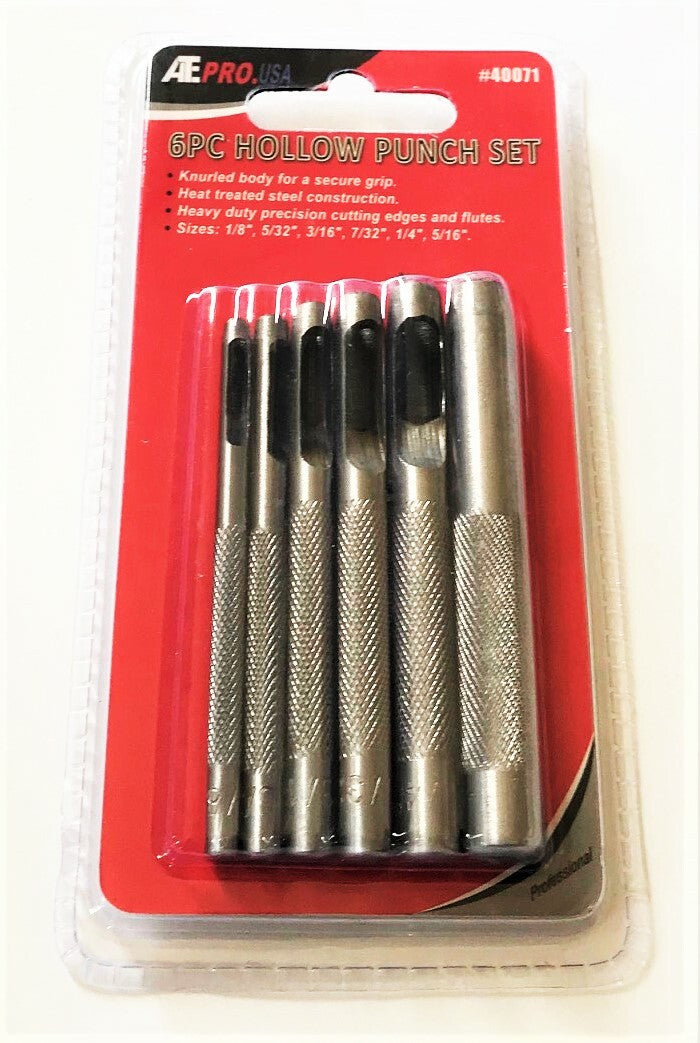 ATE Professional Hollow Punch Set