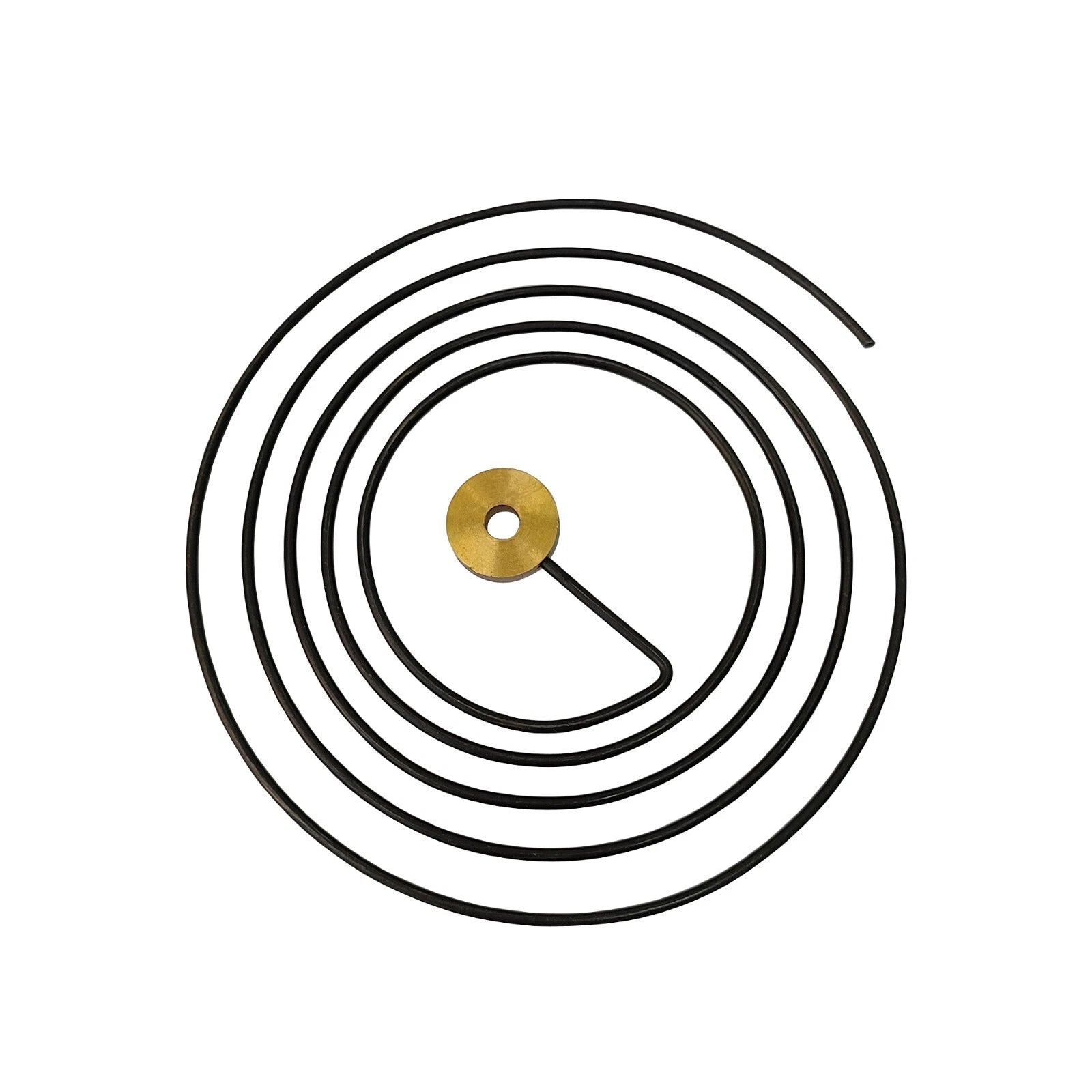 Round Wire Gong 6 Inch Brass Center For Old Seikosha Type Clocks -