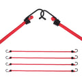 4PC 24" Superior Rubber Straps Strong Elastic Rope Heavy Duty Bungee