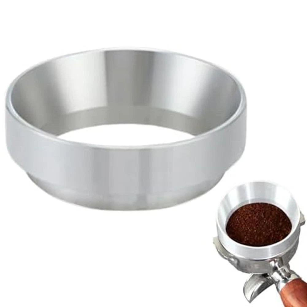 Coffee Espresso Dosing Funnel Magnetic Aluminum Ring Filters 51 53