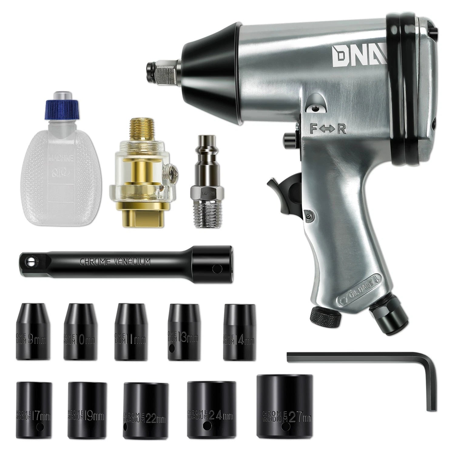 1/2" Square Drive 90PSI 250 Ft.-lb Torque 7000 Rpm | Built Supply Co