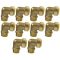 XFITTING 1" Push Fit x 1" Male NPT Elbow 10 Pack