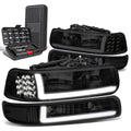 Fit 1999-2002 Silverado Led Drl Tinted Clear Side | Built Supply Co