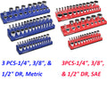 WORKPRO Magnetic Socket Organizer Set 3PCS by WORKPRO