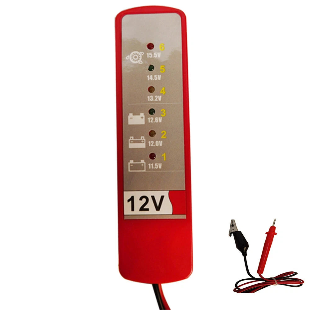 12V Car Battery Tester Alternator Starter Load Tester Diagnostic Tool