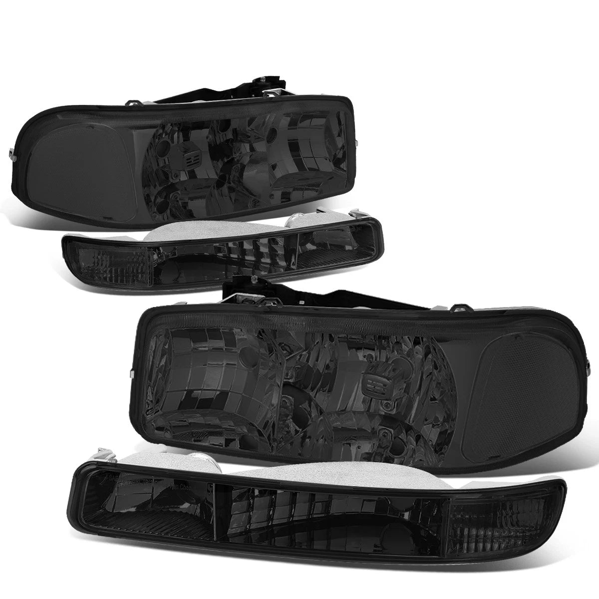 Fit 1999-2007 Gmc Sierra/yukon Smoked Housing Clear | Built Supply Co