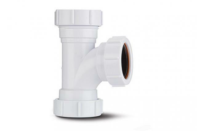 Polypipe 40mm Compression Waste 92.5 Equal Tee