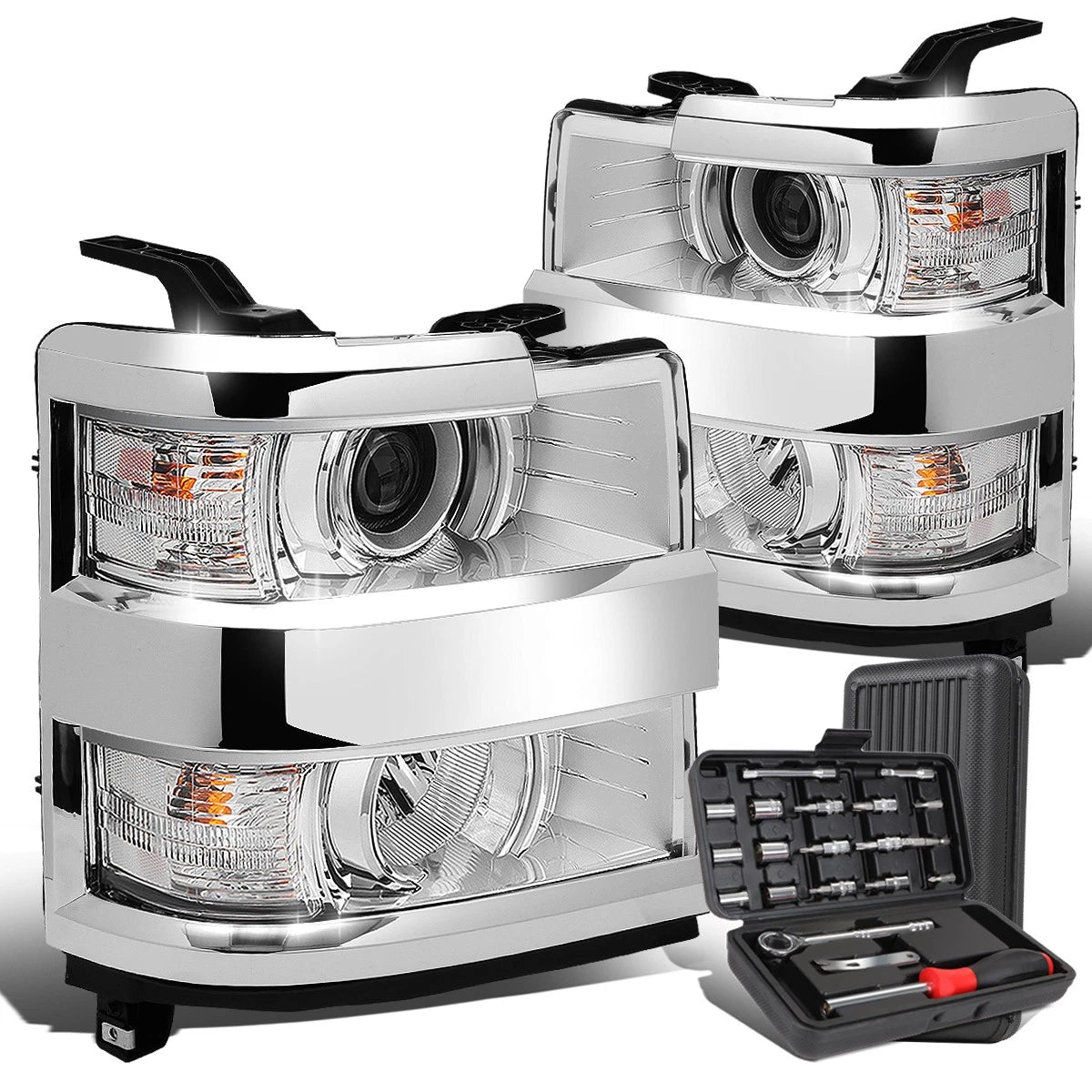 For 2015-2019 Silverado 2500hd Chrome Clear Signal | Built Supply Co