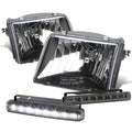Black Housing Crystal Lens Head+smoke Led Fog Light | Built Supply Co