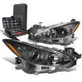 For 2014-2016 Mazda 3 Pair Black Amber Signal | Built Supply Co