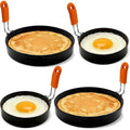 Egg Pancake Rings Stainless Steel With Non Coating For Easy Release