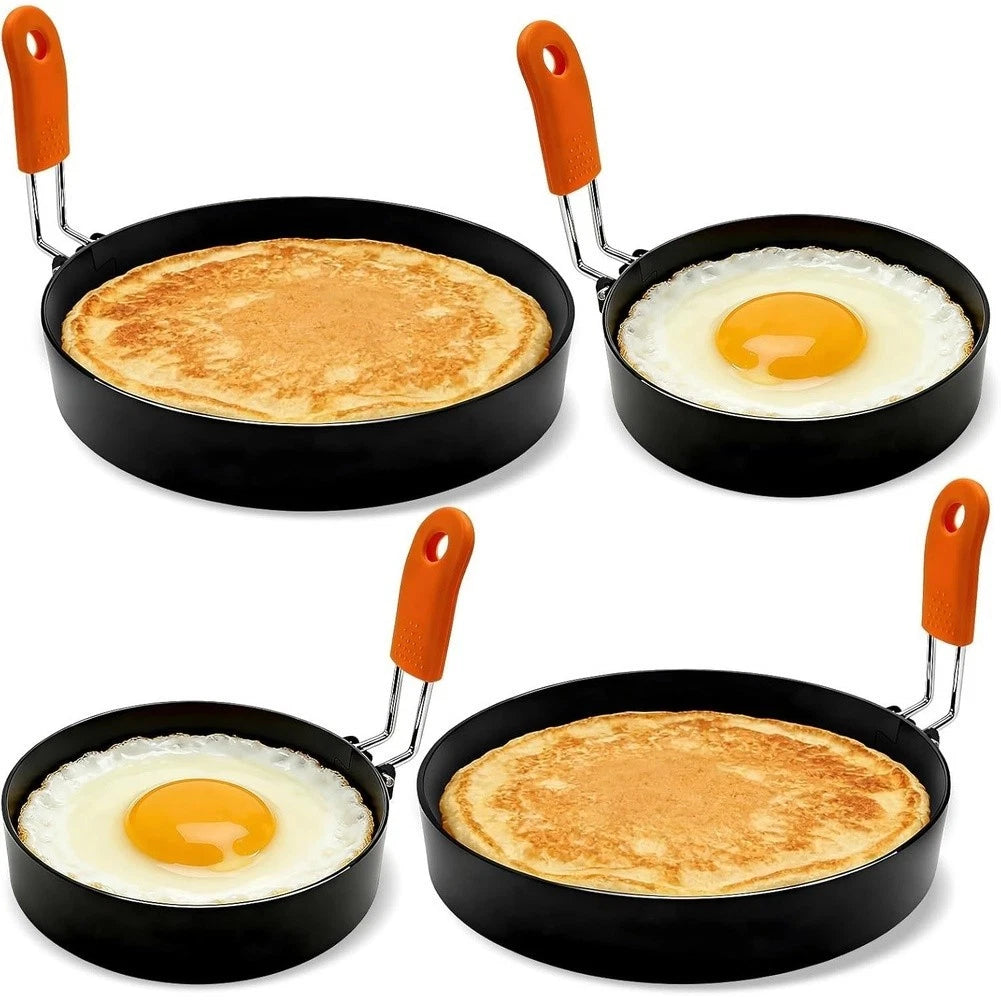 Egg Pancake Rings Stainless Steel With Non Coating For Easy Release