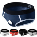 Stylish Men's Underwear Briefs With Front Ring Pouch For Comfort And