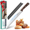 Haushof Bread Knife 10inch Serrated Bread Knife Stainless Steel Bread