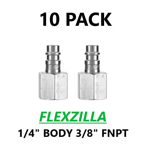 10 Flexzilla Pro Air Hose Fitting Plugs
