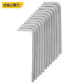 deli 12PCS Hex Key Wrench Set Driver Socket Hand Tools Hexagon