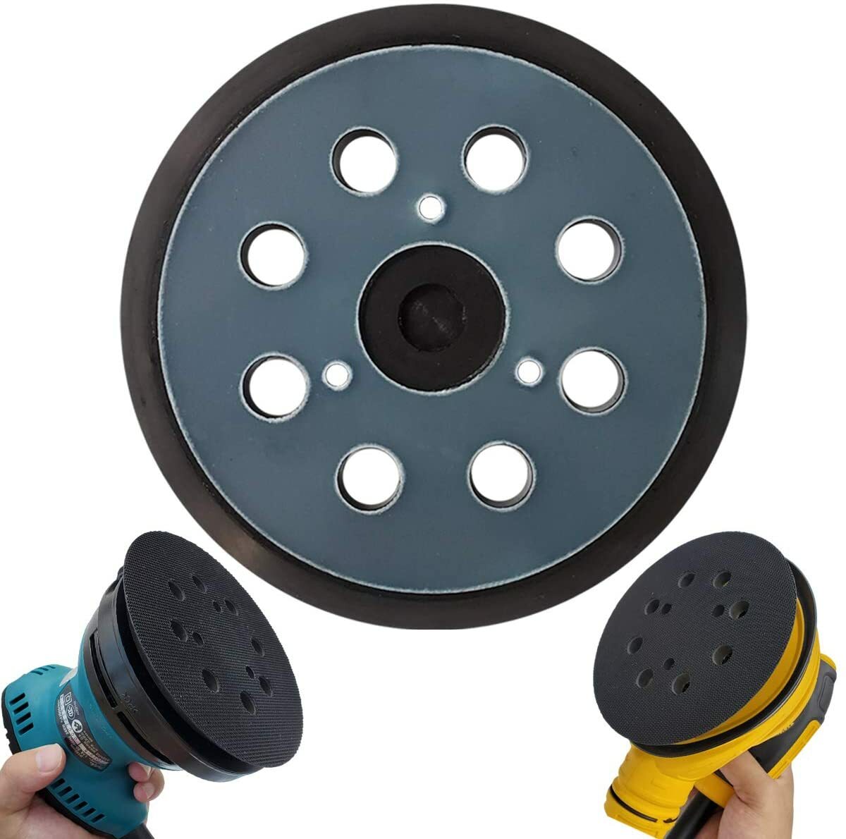 5 Inch Orbital Sander Replacement Pad Hook Loop by Unbranded