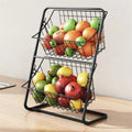Cleverly Designed 2 Tier Vegetable Basket To Enhance Your Counter