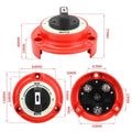 Red 300a Battery Selector Switch With M8 Ring Terminals For Rv Truck