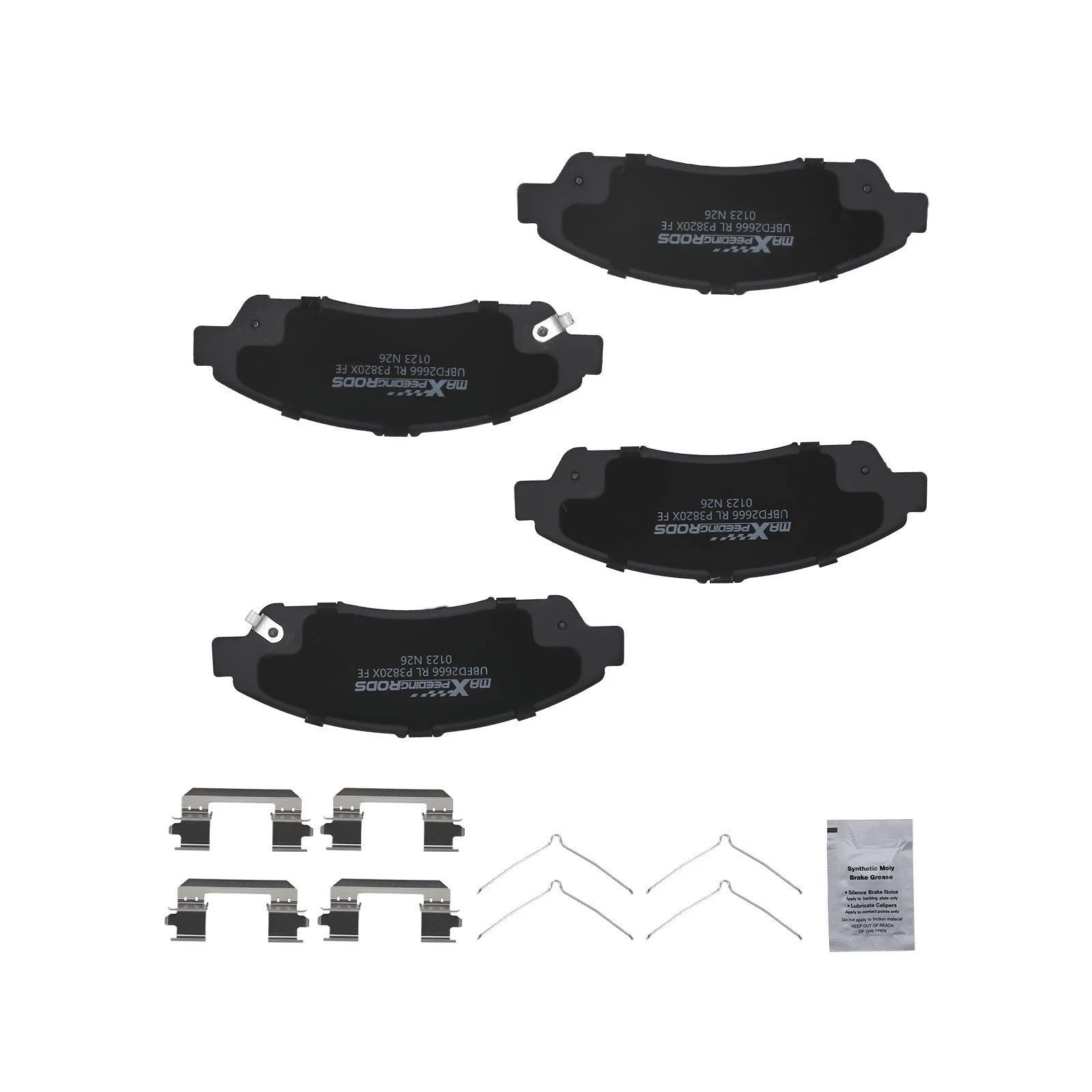 4pcs Front Brake Pads Kit for Chevrolet Traverse 2018-2020 GMC Acadia 2017-2020