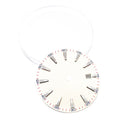 33.5mm Replacement White Watch Dial Date Window @3 For Nh35/nh35a