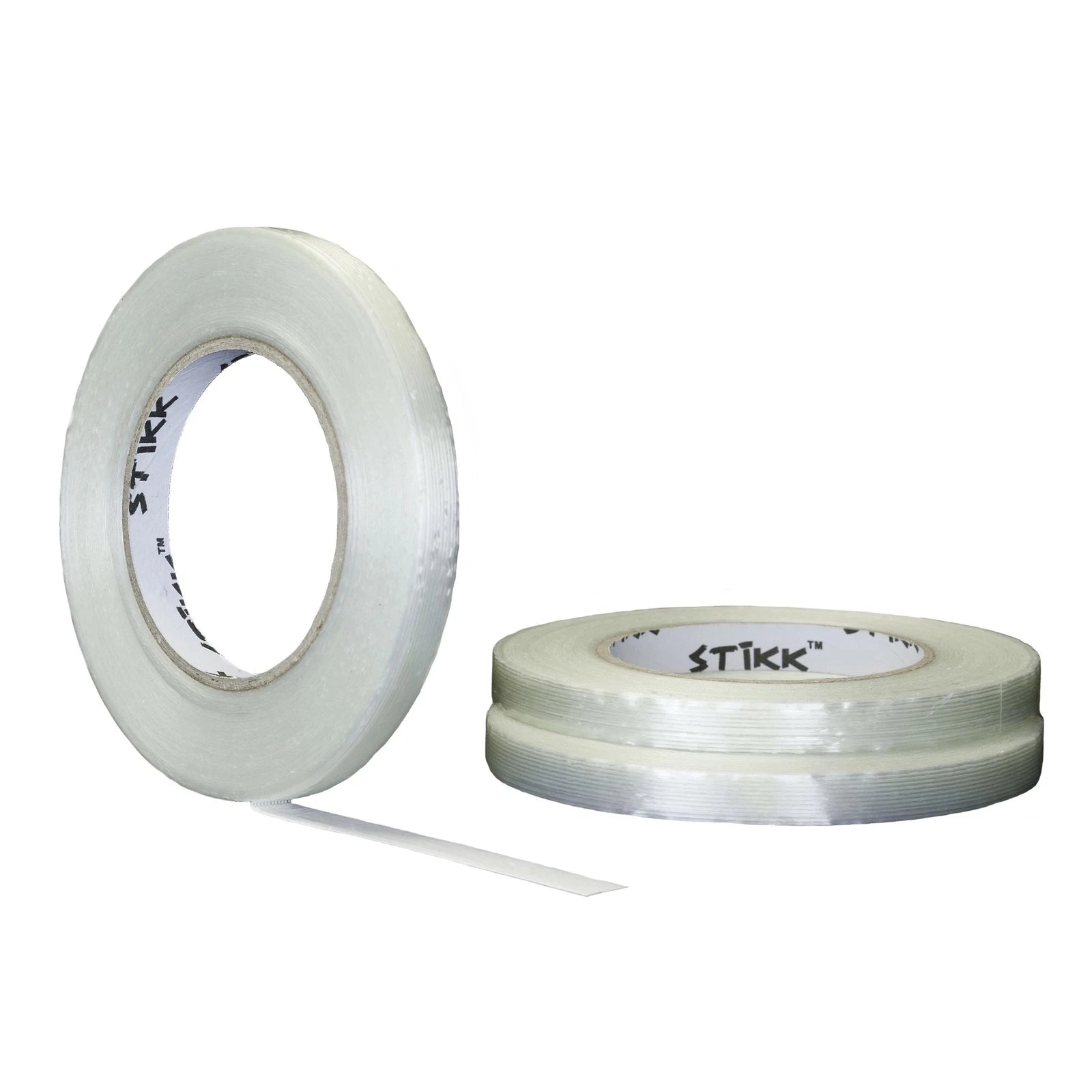 3 Pack 1/2" .5 Inch X 60 Yard (12mm X 55m) 5 Mils Thick Stikk