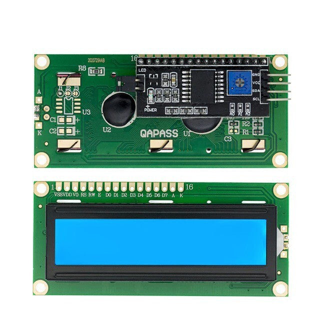 16x2 Lcd Display Lcd1602 Blue Module with I2c for Arduino Raspberry Pi