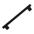 7-9/16" Center Matte Black Kitchen Cabinet Drawer Handle Pull