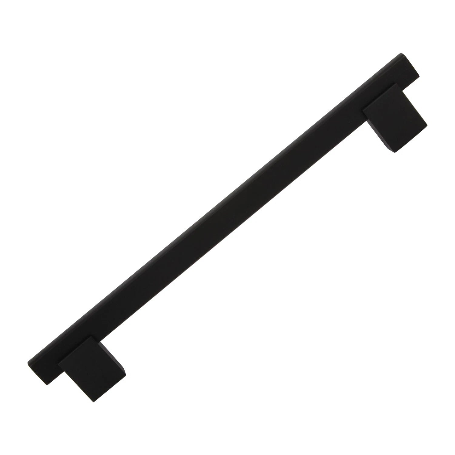7-9/16" Center Matte Black Kitchen Cabinet Drawer Handle Pull
