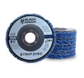 100 Pack 4.5"x7/8" Black Hawk Easy Strip 4-1/2" Discs Remove Paint Rust &amp; Clean