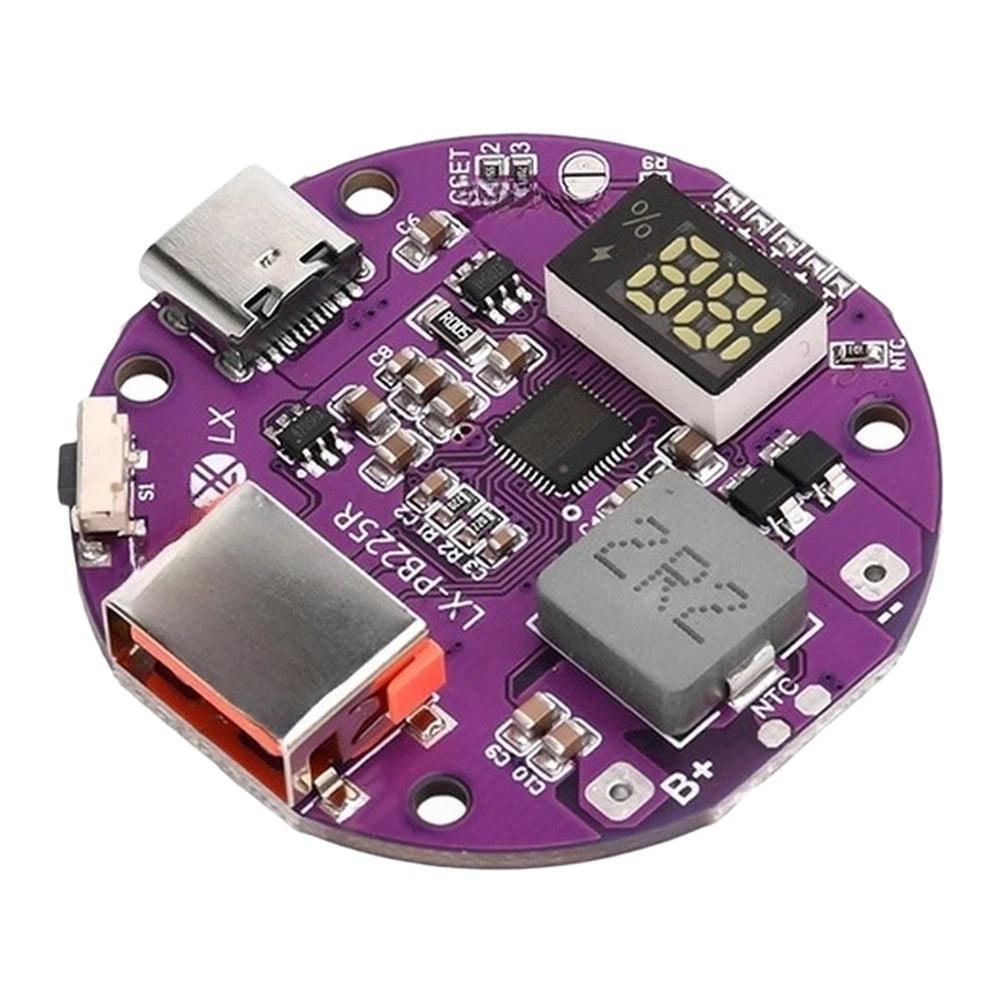22.5W Power Bank Module Digital Display Pcb For Custom Portable Power