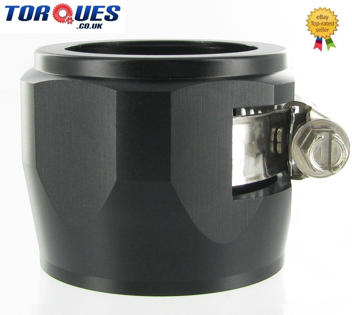 AN-28 48mm Black Fuel Hose Clamp Finishers by ...