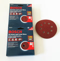 50 BOSCH 5" HOOK AND LOOP 8 HOLE SANDING DISCS 60 GRIT