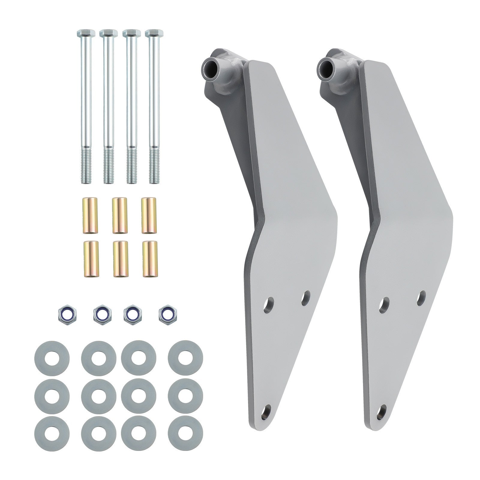 Dual Front Shock Mount Bracket Kit For Ford F250 F350 1999-2004 4WD