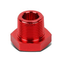 3/4"-14 Male To 1/4"-18 Female Red Npt Piping Thread Reducer Adapter