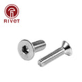 304 Stainless Steel Allen Key Head Flat Screw Din7991 M5