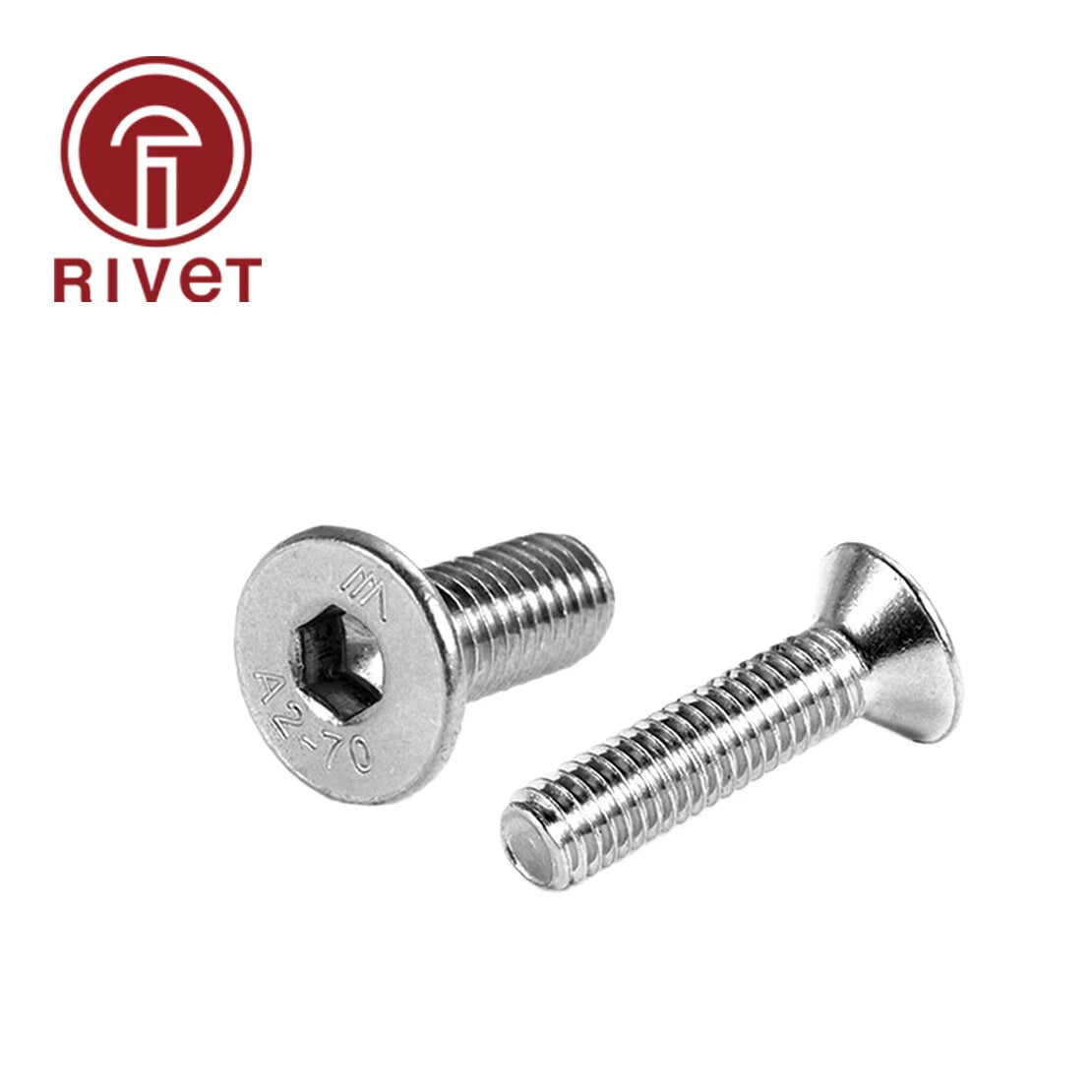 304 Stainless Steel Allen Key Head Flat Screw Din7991 M5