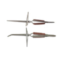 Set-2 Fiber Grip Tweezers Third Hand Type Tweezer Stand Up Frame Base