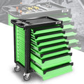 7 Drawers Green Plastic Portable Repair Tools | Built Supply Co