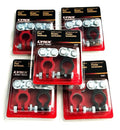10 Lynx Deka Red & Black Epoxy Color Coded Heavy Duty Top Post