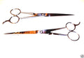 2 Ice Tempered 7-1/2" Barber Scissors Shears Stainless