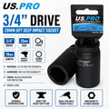 Us Pro 29mm Deep Impact Socket 3/4 Drive 6 Point Cr-mo Euro 78mm
